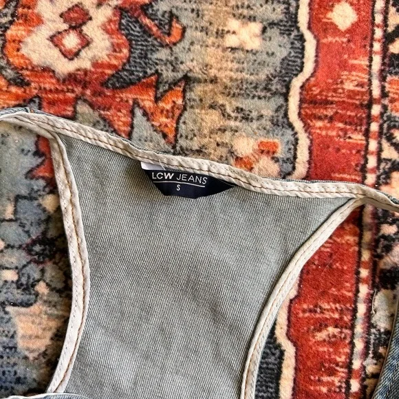 Denim Lace-Up Corset Top XS/Small - Picture 3 of 4